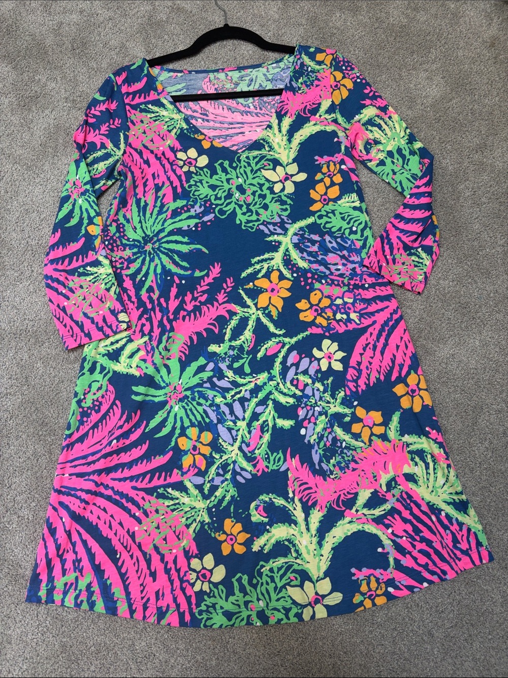 Lilly Pulitzer Indigo All a Glow Erin Dress